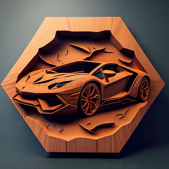 3D model Lamborghini Centenario (STL)